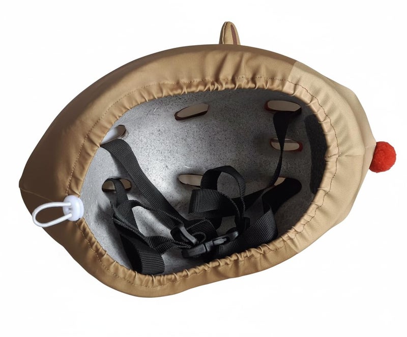 ScudoPro Rudolph Reindeer Helmet Cover for Snowboard or Cycling - Improved - Image 3